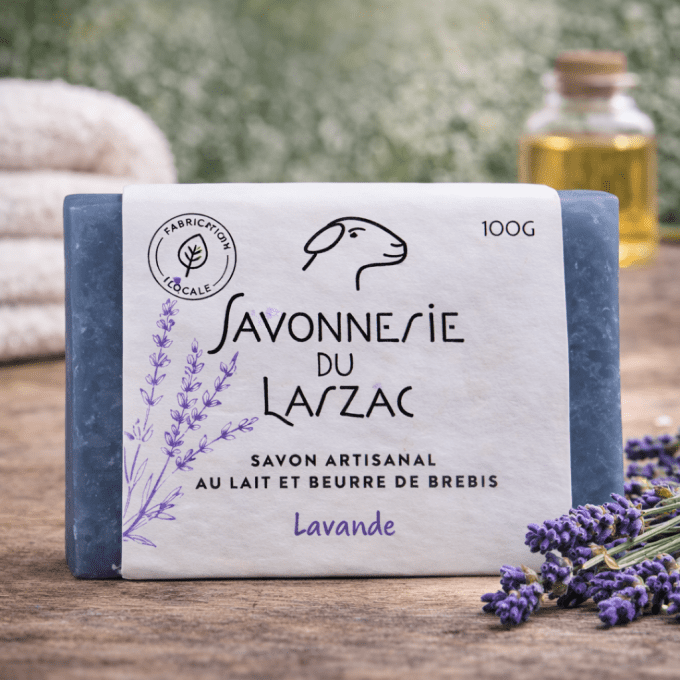 Savon au lait de brebis Lavande - 100g
