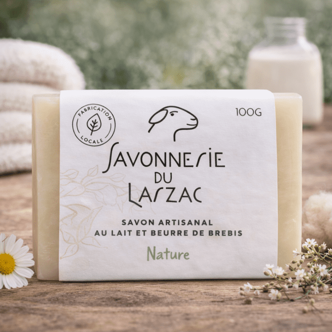 Savon au lait de brebis Nature - 100g