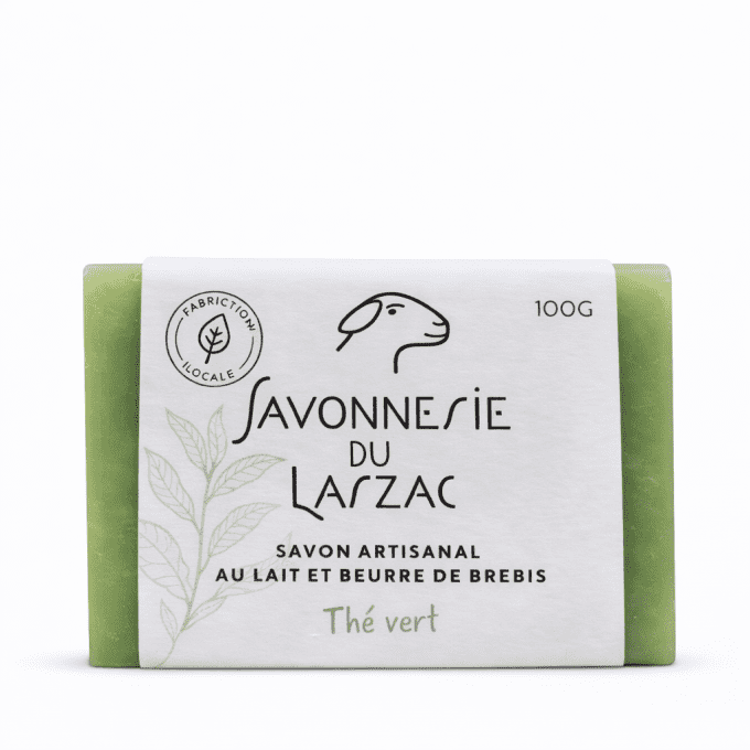 Savon au lait de brebis Thé vert - 100g