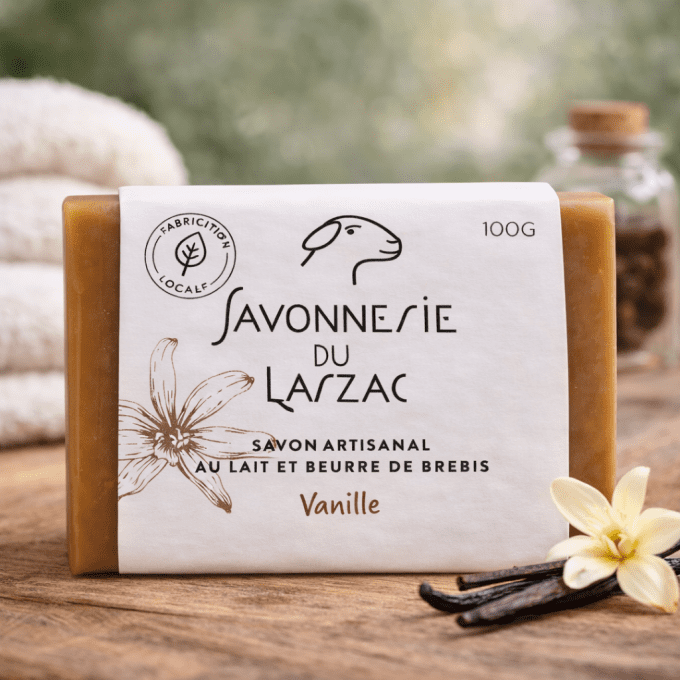 Savon au lait de brebis Vanille - 100g