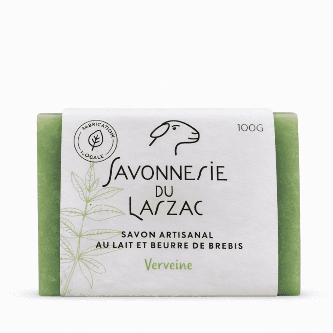 Savon au lait de brebis Verveine - 100g