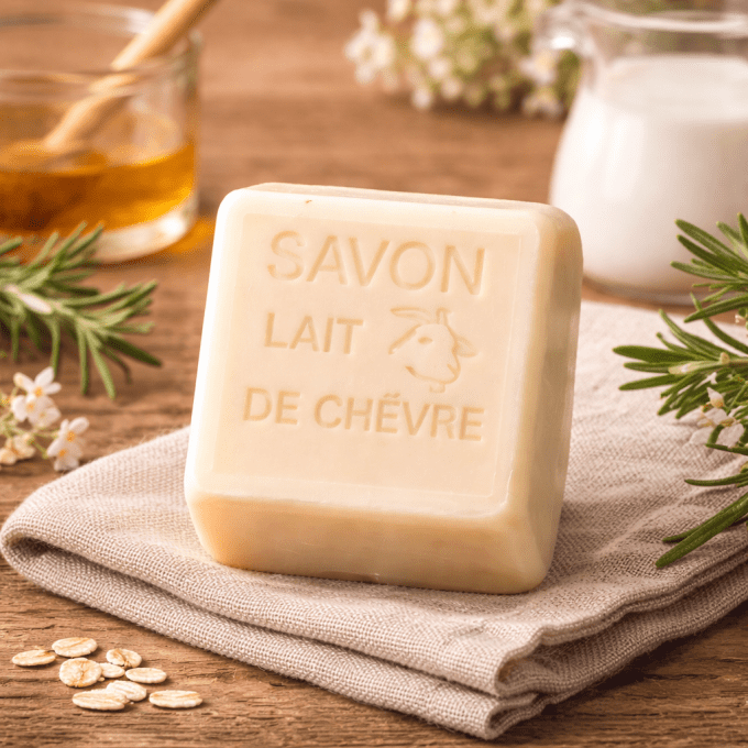 Savon Cube au Lait de Chèvre 260g