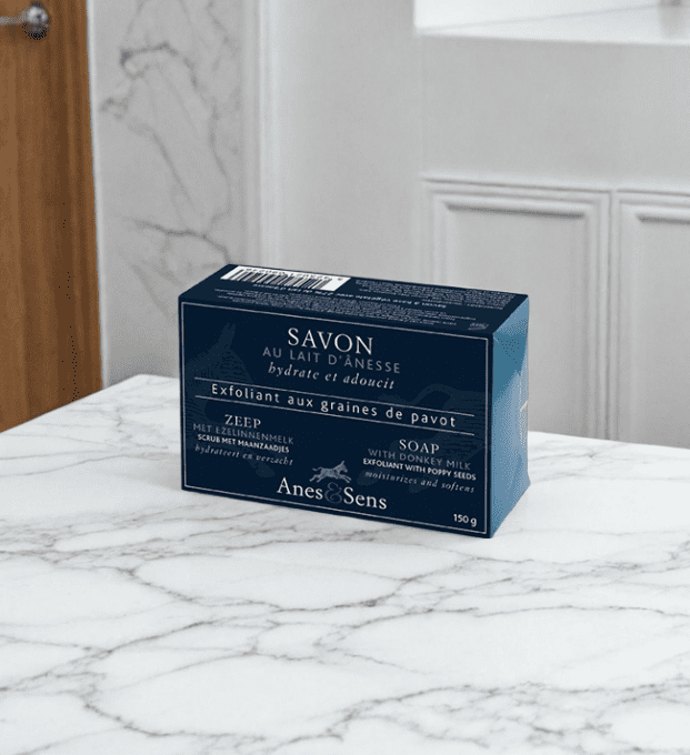 Savon aux graines de pavot 150g au lait d'ânesse