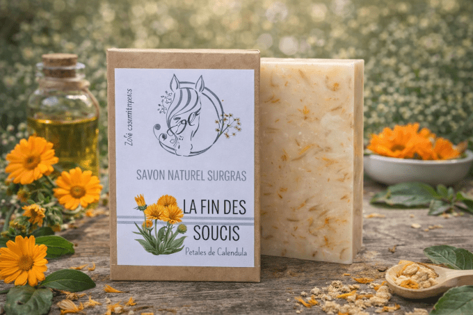 Savon La Fin des Soucis aux pétales de Calendula