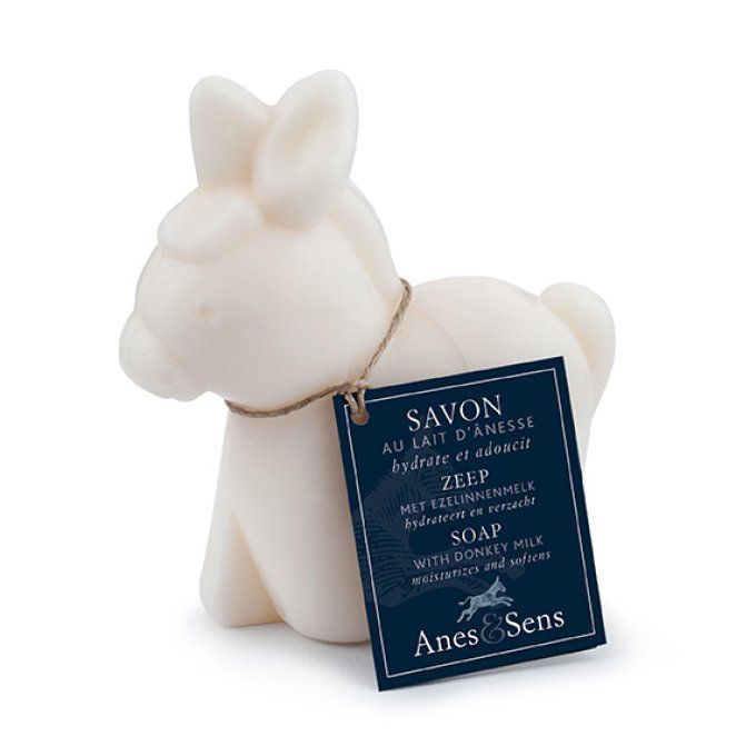 Savon au lait d'ânesse en forme d'ânes 150g - Ânes&Sens