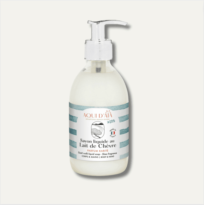 Savon Liquide pour ENFANTS au lait de Chèvre 300ml