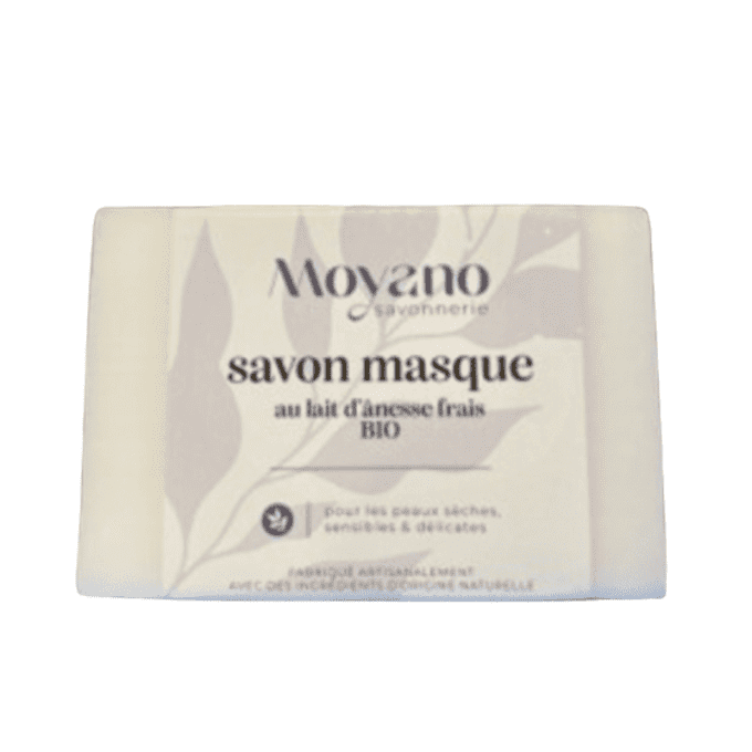Savon masque au lait d'anesse frais bio