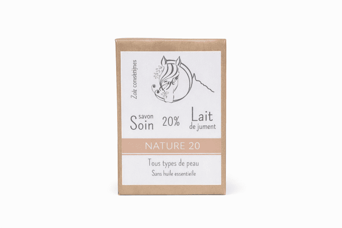 Savon Nature 20% de lait de jument