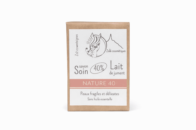 Savon Nature 40% de lait de jument
