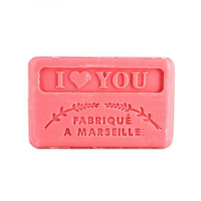 Savonnette Marseillaise 125g  - I LOVE YOU
