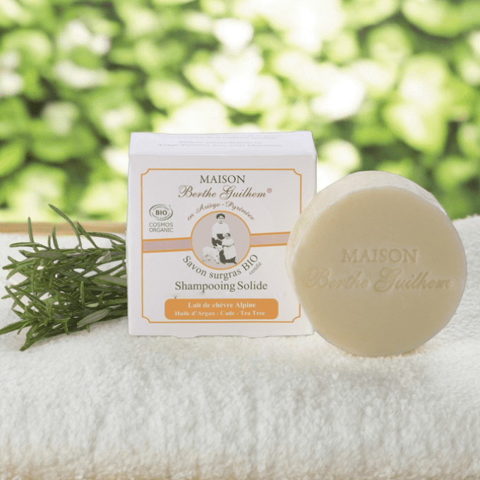 Shampoing solide certifié BIO au cade et au tea tree 100 gr