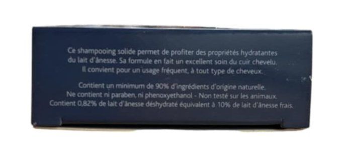Shampoing solide au lait d'ânesse 80gr - Anes&Sens