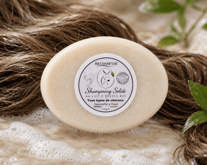 Shampoing solide au lait d'ânesse bio