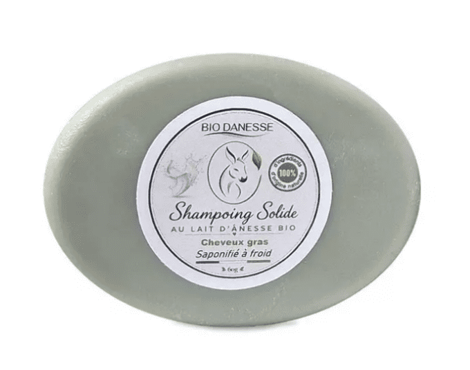 Shampoing solide au lait d'ânesse bio cheveux gras