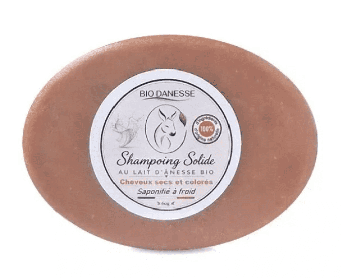 Shampoing solide au lait d'ânesse bio cheveux secs et colorés