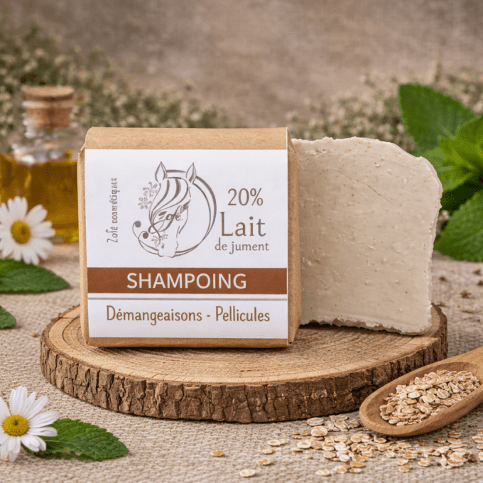Shampoing Démangeaisons et pellicules - 20% lait de jument
